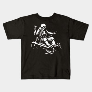 Santa Claus Skeleton Kids T-Shirt